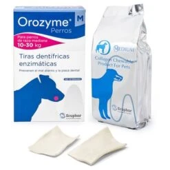Orozyme Tiras Dentífricas Para Perros 7 Orozyme Tiras Dentífricas Para Perros -Artículos Mascotas Tienda 104410 pla orozyme strips mediumdogs hs 01 0