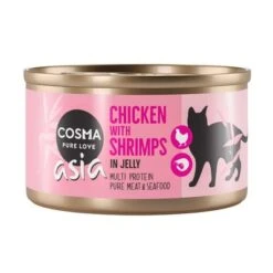 Cosma Mix Box Comida Húmeda En Gelatina -Artículos Mascotas Tienda 104534 pla cosma asia chickenshrimps 85g 2
