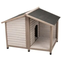 Caseta Para Perros Trixie Natura Con Terraza -Artículos Mascotas Tienda 106396 pla trixie huette lodge mit terrasse hs 02 8