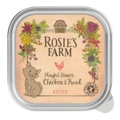 Rosie's Farm 32 X 100 G Comida Húmeda Para Gatos - Pack Ahorro 16 Rosie's Farm 32 X 100 G Comida Húmeda Para Gatos - Pack Ahorro -Artículos Mascotas Tienda 106406 pla rosie sfarm cats kitten chickentrout 100g 5