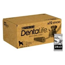 PURINA Dentalife Snacks Dentales Para Perros Grandes (25-40 Kg) 26 PURINA Dentalife Snacks Dentales Para Perros Grandes (25-40 Kg) -Artículos Mascotas Tienda 130100 nestle ger main dc purina dentalife t gliche zahnpflege snacks f r gro e hunde x72 sticks hs 06 6