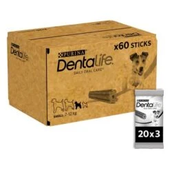 PURINA Dentalife Snacks Dentales Para Perros Pequeños (7-12 Kg) -Artículos Mascotas Tienda 130105 purina dentalife t gliche zahnpflege snacks f r kleine hunde 60sticks hs 02 8