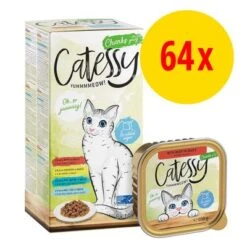 Artículos Mascotas Tienda 39 Catessy En Tarrinas 64 X 100 G - Pack Mixto