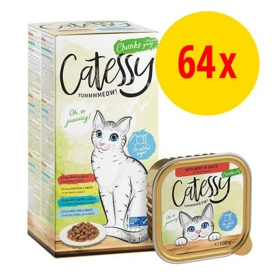 Catessy En Tarrinas 64 X 100 G - Pack Mixto 3 Catessy En Tarrinas 64 X 100 G - Pack Mixto