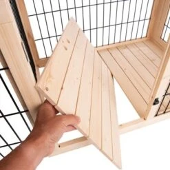 Jaula De Madera Dog Palace Para Perros -Artículos Mascotas Tienda 167797 bodenplatten fg 7320 0