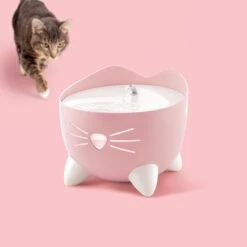 Bebedero Fuente Catit PIXI Rosa -Artículos Mascotas Tienda 187697 hagencontainer catit pixi trinkbrunnen pink hs 13 7