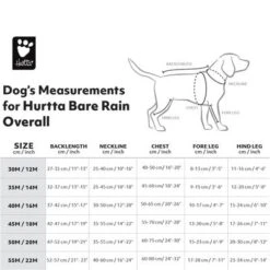 Chubasquero Bare Pine Hurtta Para Perros -Artículos Mascotas Tienda 188303 188304 188305 188396 186542 186543 hurtta forzooplus bare regenoverall pine hs 05 5