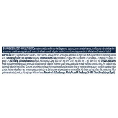 Advance Gastroenteric Veterinary Diets Comida Húmeda Para Perros 8 Advance Gastroenteric Veterinary Diets Comida Húmeda Para Perros - Imagen 6