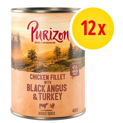 Purizon Adult 12 X 400 G Comida Húmeda Sin Cereales Para Perros 3 Purizon Adult 12 X 400 G Comida Húmeda Sin Cereales Para Perros