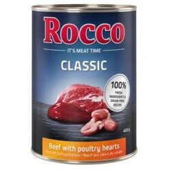 Pack De Prueba Mixto: Rocco Classic 6 X 400 G 18 Pack De Prueba Mixto: Rocco Classic 6 X 400 G -Artículos Mascotas Tienda 1 28066 pla megapack rocco classic gefluegelherzen rind 400g hs 01 6