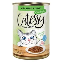 Catessy Bocaditos 12 X 400 G En Latas -Artículos Mascotas Tienda 1 28348 pla catessy gravy rabbit 400g 1