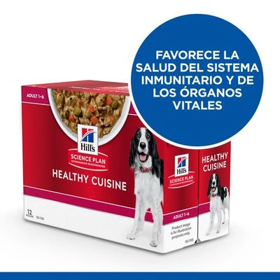 Hill's Science Plan Adult Healthy Cuisine Con Pollo Para Perros 12 Hill's Science Plan Adult Healthy Cuisine Con Pollo Para Perros - Imagen 10