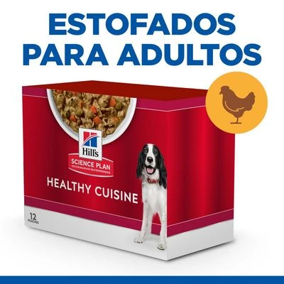 Hill's Science Plan Adult Healthy Cuisine Con Pollo Para Perros 3 Hill's Science Plan Adult Healthy Cuisine Con Pollo Para Perros