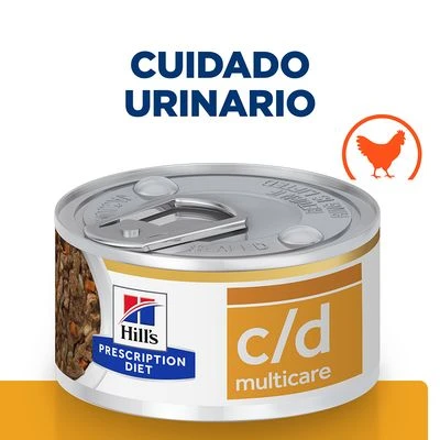 Hill's C/d Prescription Diet Urinary Care Estofado Con Pollo Para Gatos 3 Hill's C/d Prescription Diet Urinary Care Estofado Con Pollo Para Gatos