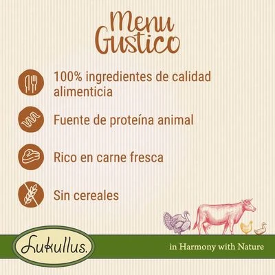 Lukullus Menú Gustico 24 X 400 G - Pack Ahorro 5 Lukullus Menú Gustico 24 X 400 G - Pack Ahorro - Imagen 3