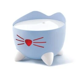 Bebedero Fuente Catit PIXI Azul -Artículos Mascotas Tienda 203607 hagencontainer catit pixi trinkbrunnen blau 2 5l hs 07 4