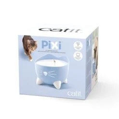 Bebedero Fuente Catit PIXI Azul -Artículos Mascotas Tienda 203607 pla hagencontainer catit pixi trinkbrunnen blau 2 5l hs 01 8