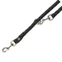 Correa Ajustable Trixie Cavo Negra Para Perros -Artículos Mascotas Tienda 205196 205197 trixie cavo verlaengerungsleine schwarz hs 05 8