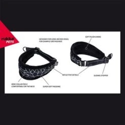 Collar Rukka® Cube, Negro -Artículos Mascotas Tienda 216996 216997 216998 216999 lfashion rukkapets cube halsband schwarz hs 03 8