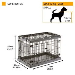 Jaula De Transporte Ferplast Superior Para Perros -Artículos Mascotas Tienda 217881 ferplast transportbox superior hs 13 4