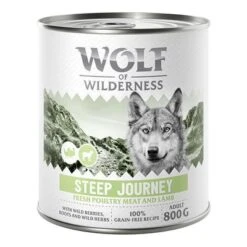 Wolf Of Wilderness Expedition 6 X 800 G 18 Wolf Of Wilderness Expedition 6 X 800 G -Artículos Mascotas Tienda 2309 wow poultry based steep journey 800g front 1000x1000 0