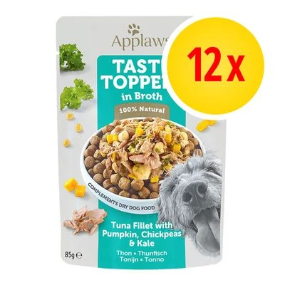 Applaws Taste Toppers Con Caldo En Bolsitas Para Perros 12 X 85 G