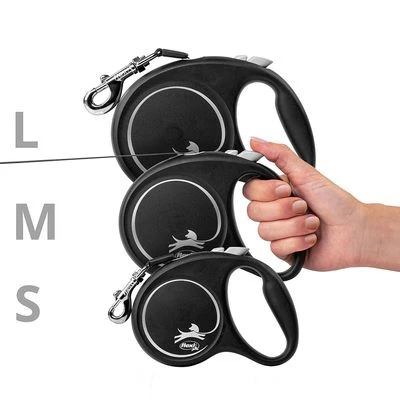 Correa Extensible Flexi Black Design Con Cinta De 5 M 9 Correa Extensible Flexi Black Design Con Cinta De 5 M - Imagen 7