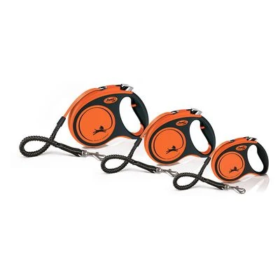 Correa Extensible Flexi Xtreme Naranja Con Cinta De 5 M - Imagen 2