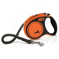 Correa Extensible Flexi Xtreme Naranja Con Cinta De 5 M