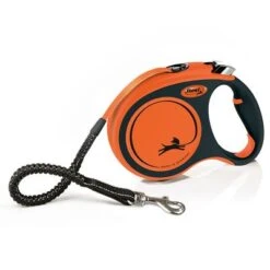 Correa Extensible Flexi Xtreme Naranja Con Cinta De 5 M -Artículos Mascotas Tienda 252497 flexi xtreme urtleine orange 5m hs 02 3