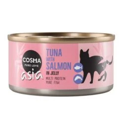 Cosma Asia En Gelatina 6 X 170 G 36 Cosma Asia En Gelatina 6 X 170 G -Artículos Mascotas Tienda 264601 pla cosma asia tuna salmon can 170g 1