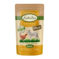 Lukullus Mini Sin Cereales 24 X 150 G - Pack Ahorro 9 Lukullus Mini Sin Cereales 24 X 150 G - Pack Ahorro -Artículos Mascotas Tienda 264996 pla luk mini poultrylamb 6x150g 6