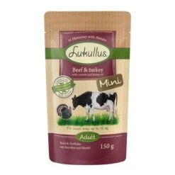 Lukullus Mini Sin Cereales 24 X 150 G - Pack Ahorro 10 Lukullus Mini Sin Cereales 24 X 150 G - Pack Ahorro -Artículos Mascotas Tienda 264997 pla luk mini beefturkey 6x150g 5 2