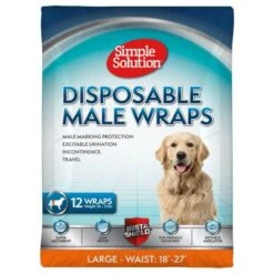 Simple Solution Pañal Desechable Para Perros Macho 14 Simple Solution Pañal Desechable Para Perros Macho -Artículos Mascotas Tienda 265998 pla simplesolution disposable male wrap large hs 01 0
