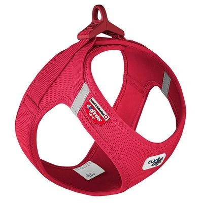 Arnés Curli Vest Clasp Air-Mesh Rojo Para Perros 3 Arnés Curli Vest Clasp Air-Mesh Rojo Para Perros