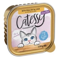 Catessy En Tarrinas 64 X 100 G - Pack Mixto 32 Catessy En Tarrinas 64 X 100 G - Pack Mixto -Artículos Mascotas Tienda 27635 pla catessy feinepastete gefluegelleber 100g 7 1