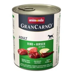 Animonda GranCarno Original Adult 12 X 800 G - Pack Ahorro -Artículos Mascotas Tienda 27991 pla animonda grancarno rinduhirschapfel 800g 0