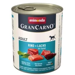Animonda GranCarno Original Adult 12 X 800 G - Pack Ahorro -Artículos Mascotas Tienda 27992 pla animonda grancarno rindlachsuspinat 800g 9