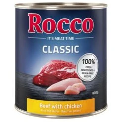 Rocco Classic 24 X 800 G -Artículos Mascotas Tienda 28015 pla megapack rocco classic rindhuhn 800g hs 01 7