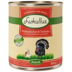 Lukullus Adult 6 X 800 G -Artículos Mascotas Tienda 28048 pla lukullus wildkaninchen truthahn 6 x 800 g 7