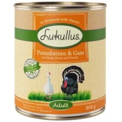 Lukullus Adult 6 X 800 G -Artículos Mascotas Tienda 28050 pla lukullus putenherzen gans 6 x 800 g 9