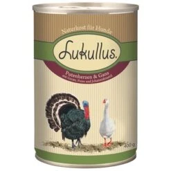 Pack Ahorro: Lukullus 24 X 400 G -Artículos Mascotas Tienda 28056 pla lukullus putenherzen gans 6 x 400 g 7
