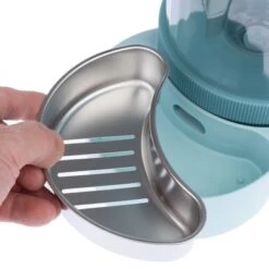 TIAKI Tolva Para Pienso Y Agua, Azul Claro Para Mascotas -Artículos Mascotas Tienda 302396 tiaki wasser und futterspender fg 6114 4