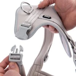 Arnés TIAKI Neoprene Gris Para Perros -Artículos Mascotas Tienda 323034 neoprene geschirr xl grau fg 8080 0