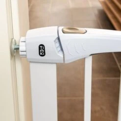 Barrera Blanca TIAKI Con 7 Cm De Extensión Para Perros -Artículos Mascotas Tienda 334597 tiaki dog gate white fg 8192 7