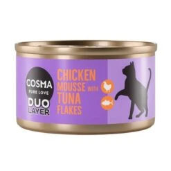 Cosma DUO Layer 24 X 70 G - Pack Ahorro 7 Cosma DUO Layer 24 X 70 G - Pack Ahorro -Artículos Mascotas Tienda 350196 pla cosma duo layer chicken mousse tuna 70g 2