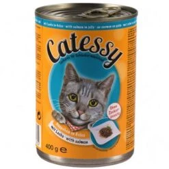 Catessy Bocaditos 12 X 400 G En Latas -Artículos Mascotas Tienda 373821 catessy gelee lachs 9