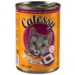 Catessy Bocaditos 12 X 400 G En Latas -Artículos Mascotas Tienda 373821 catessy gelee lamm 8