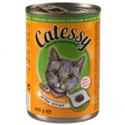 Catessy Bocaditos 12 X 400 G En Latas -Artículos Mascotas Tienda 373821 catessy gelee rind 9