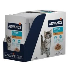 Advance Kitten Con Pollo Comida Húmeda Para Gatos -Artículos Mascotas Tienda 374500 pla advance kitten huhn 12x85g hs 01 0